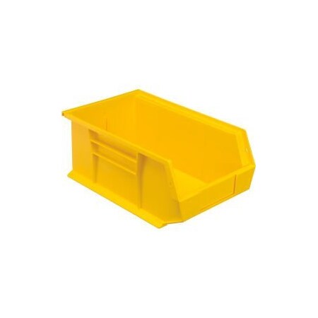 Quantum Storage Systems Hang & Stack Storage Bin, Yellow, 12 PK QUS241YL